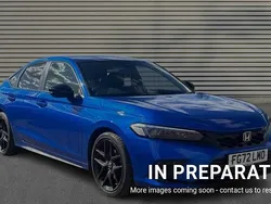 Premium plus paint crystal blue Used 2022 Honda Civic Sport Hatchback | £23,910 (Fair price)
