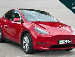 Red Used 2022 Tesla Model Y Long Range AWD SUV | £24,485