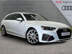 White Used 2023 Audi A4 S-Line Estate | £28,995 (A bit pricey)