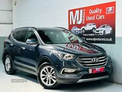 Blue Used 2016 Hyundai Santa Fe Premium SUV | £12,495 (Fair price)