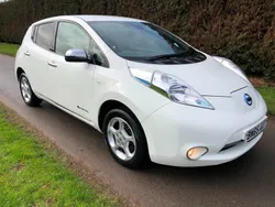 White Used 2015 Nissan Leaf Acenta+ Hatchback | £4,995 (Expensive)
