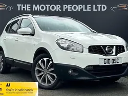 White Used 2013 Nissan Qashqai +2 Tekna SUV | £6,995 (Fair price)