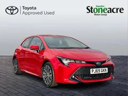 Red Used 2019 Toyota Corolla Design Hatchback | £15,500 (Fair price)