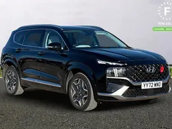 Black Used 2023 Hyundai Santa Fe Ultimate SUV | £28,599 (Good price)