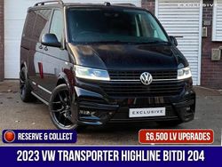 Black Used 2023 VW T6.1 Highline Van | £43,850 (Fair price)