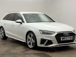White Used 2023 Audi A4 S-Line Estate | £27,988 (Good price)