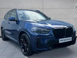 Blue Used 2022 BMW X3 M Sport SUV | £36,485 (A bit pricey)