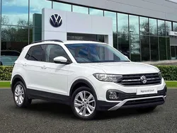White Used 2020 VW T-Cross SE SUV | £14,292 (Fair price)