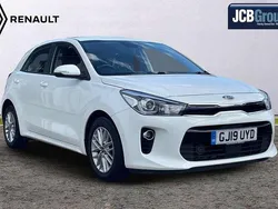 White Used 2019 Kia Rio 2 Hatchback | £9,495 (Fair price)