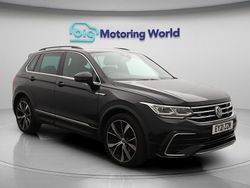 Black Used 2021 VW Tiguan R-line SUV | £21,100 (Good price)