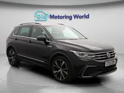 Black Used 2021 VW Tiguan R-line SUV | £21,100 (Good price)