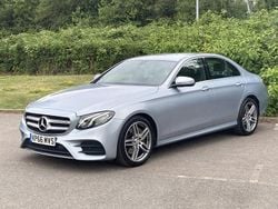 Silver Used 2016 Mercedes E220 AMG line Sedan | £11,700 (Fair price)