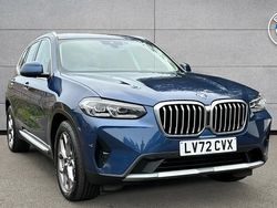 Blue Used 2022 BMW X3 xLine SUV | £29,518 (Good price)