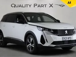 White Used 2021 Peugeot 5008 GT MPV | £19,450 (Fair price)