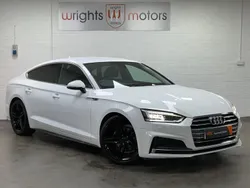 White Used 2019 Audi A5 Sportback S-Line Hatchback | £14,995 (Super price)