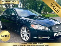 Green Used 2009 Jaguar XF Portfolio Sedan | £6,250 (A bit pricey)