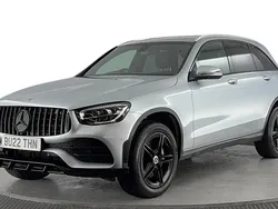 Silver Used 2022 Mercedes GLC300e AMG line SUV | £27,720 (Good price)