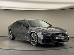 Daytona gray pearl effect/daytona gray pearl effec Used 2022 Audi A7 Sportback Black Edition Hatchback | £34,250 (Fair price)