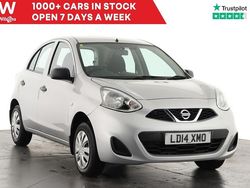 Silver Used 2014 Nissan Micra Visia Hatchback | £5,995 (Fair price)