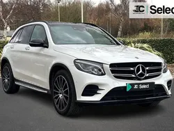 White Used 2018 Mercedes GLC220 AMG line SUV | £19,300 (Fair price)