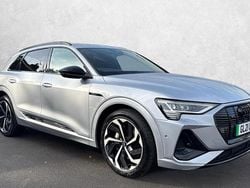 Silver Used 2021 Audi e-tron Black Edition SUV | £22,499 (Super price)