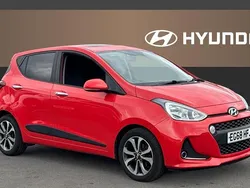 Red Used 2019 Hyundai i10 Premium SE Hatchback | £9,125 (Fair price)