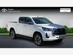 White Used 2021 Toyota HiLux Pickup | £24,449 (Fair price)