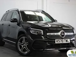 Cosmos black Used 2021 Mercedes GLB220 AMG line SUV | £28,995 (A bit pricey)