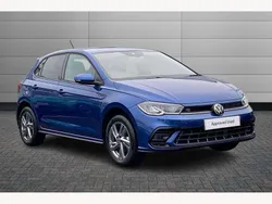 Blue Used 2024 VW Polo R-line Hatchback | £18,895 (Fair price)
