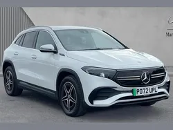 White Used 2022 Mercedes EQA250+ AMG line SUV | £23,880 (Fair price)