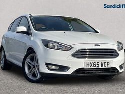 White Used 2015 Ford Focus Titanium Hatchback | £8,117 (Fair price)