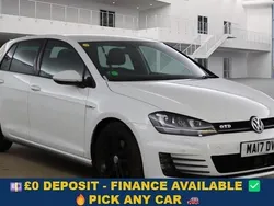 White Used 2017 VW Golf VII GTD Hatchback | £12,399 (Good price)