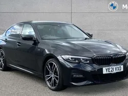 Black sapphire Used 2021 BMW 330e M Sport Sedan | £24,851 (Expensive)