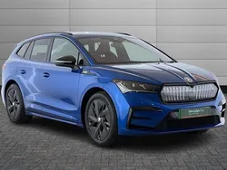 Race blue Used 2024 Skoda Enyaq iV vRS SUV | £35,970