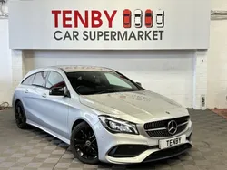 Silver Used 2017 Mercedes CLA200 Shooting Brake AMG line Estate | £10,295