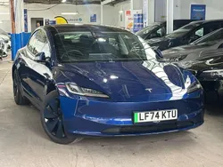 Blue Used 2024 Tesla Model 3 Long Range Sedan | £37,995
