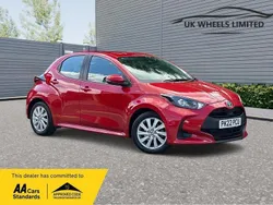 Red Used 2022 Toyota Yaris Hybrid Hatchback | £12,790 (Super price)