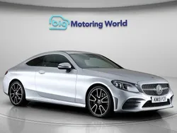 Silver Used 2019 Mercedes C300 AMG Line Premium Coupe | £19,700 (Fair price)