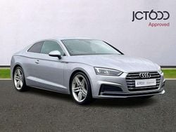 Silver Used 2018 Audi A5 S-Line Coupe | £16,422 (Fair price)