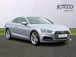 Silver Used 2018 Audi A5 S-Line Coupe | £16,500 (A bit pricey)