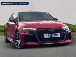 Red New 2025 Audi RS3 Advanced Hatchback | £64,692 (Expensive)