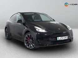 Black Used 2023 Tesla Model Y Performance SUV | £34,496 (Fair price)