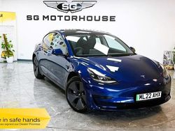 Blue Used 2021 Tesla Model 3 Standard Range Sedan | £18,985 (Fair price)