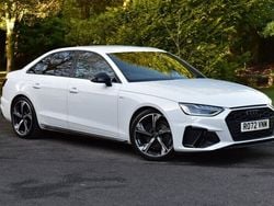 White Used 2022 Audi A4 Black Edition Sedan | £22,495 (Fair price)