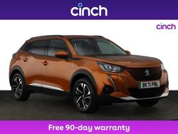 Orange Used 2021 Peugeot e-2008 Allure Premium SUV | £12,399 (Fair price)