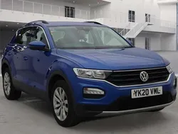 Blue Used 2020 VW T-Roc SE SUV | £9,833 (Fair price)