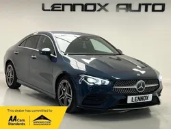 Blue Used 2021 Mercedes CLA180 AMG Line Premium Sedan | £20,690 (Good price)