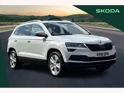 White Used 2018 Skoda Karoq SE L SUV | £14,695 (Fair price)