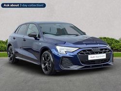 Blue New 2025 Audi A3 e-tron S-Line Hatchback | £36,594