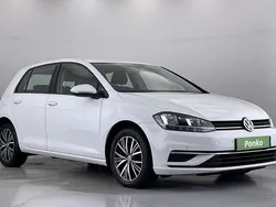 White Used 2018 VW Golf VII SE Hatchback | £10,350 (Good price)